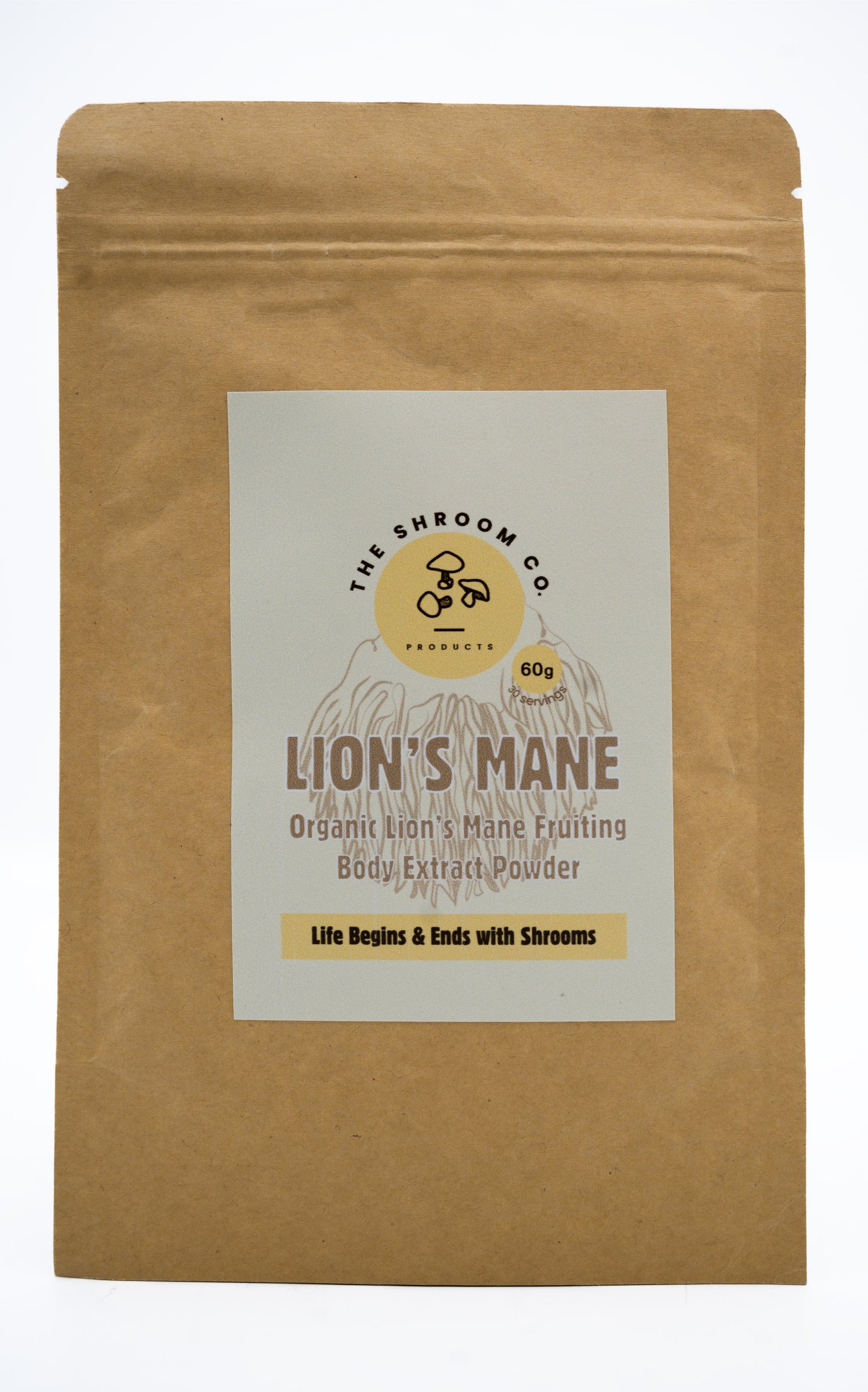 Organic Lion's Mane Powder (60g)